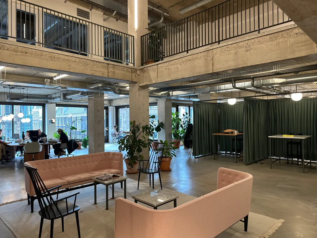 A bright coworking space at SPACES